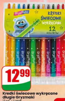 Kredki świecowe wykręcane długie Gryzmaki
