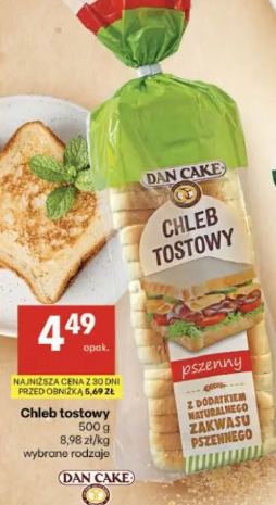 Chleb tostowy Dan Cake