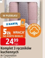 Komplet 3 ręczników kuchennych