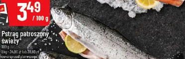 Pstrąg patroszony świeży