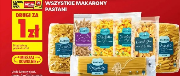Wszystkie makarony Pastani