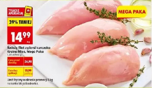 Świeży filet z piersi kurczaka Kraina Mięs Mega Paka