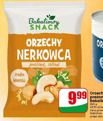 Orzechy nerkowca prażone solone Bakaliowy Snack