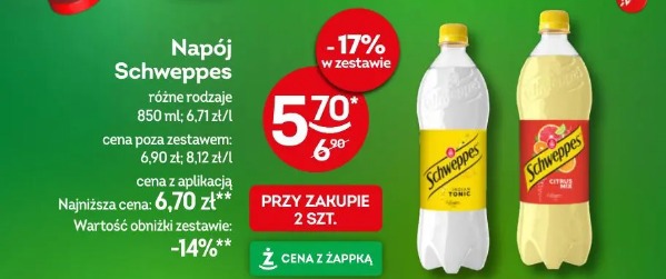 Napój Schweppes