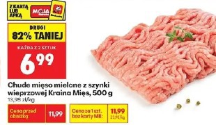 Chude mięso mielone z szynki wieprzowej Kraina Mięs