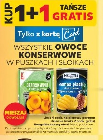 Wszystkie owoce konserwowe w puszkach i słoikach