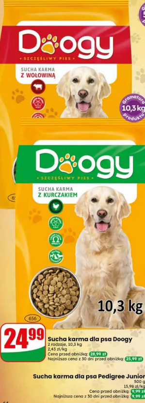 Sucha karma dla psa Doogy