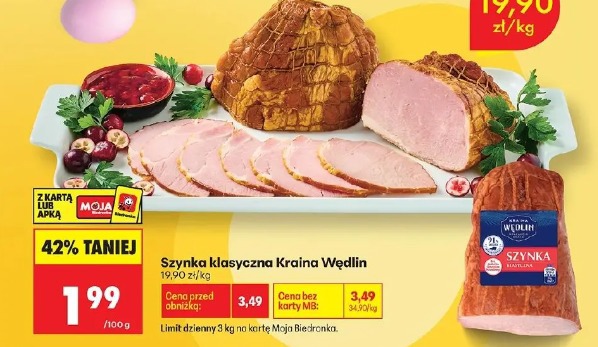 Szynka klasyczna Kraina Wędlin