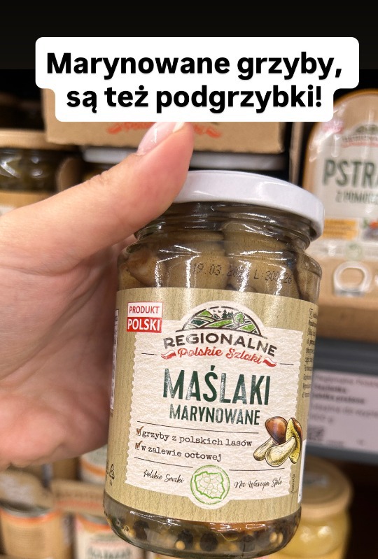 Maślaki marynowane Regionalne Polskie Szlaki
