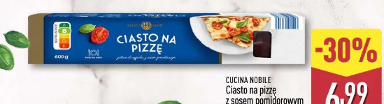 Cucina Nobile Ciasto na pizzę z sosem pomidorowym