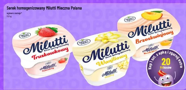 Serek homogenizowany Milutti Mleczna Polana