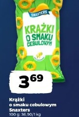 Krążki o smaku cebulowym SnaXters
