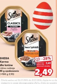 Sheba karma dla kotów classics in sauce