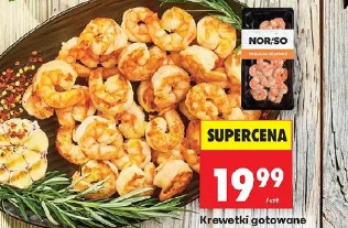 Krewetki gotowane obrane Norso