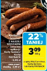 Kiełbasa krucha Z NASZEJ WĘDZARNI