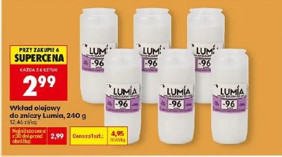 Wkład olejowy do zniczy Lumia