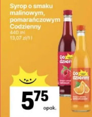 Syrop o smaku malinowym, pomarańczowym Codzienny