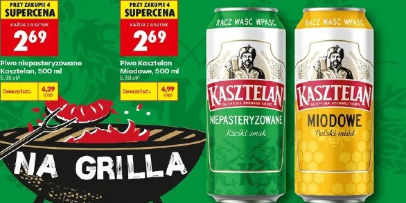 Piwo niepasteryzowane Kasztelan