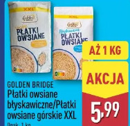 Golden Bridge Płatki owsiane błyskawiczne/Płatki owsiane górskie XXL