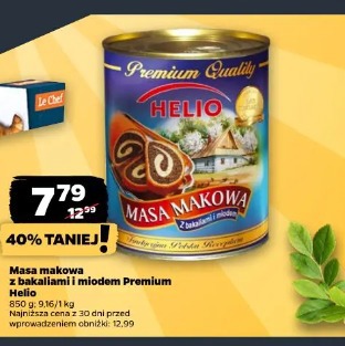 Masa makowa z bakaliami i miodem Premium Helio