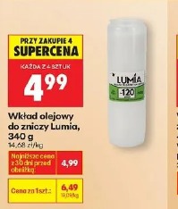 Wkład olejowy do zniczy Lumia, 340 g