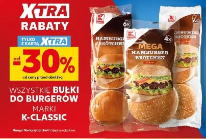 Wszystkie bułki do burgerów K-Classic
