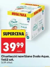 Chusteczki nawilżane Dada Aqua, 9x52 szt.