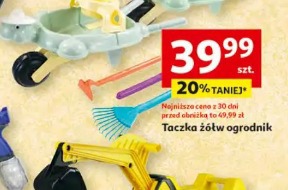 One Two Fun taczka żółty ogrodnik