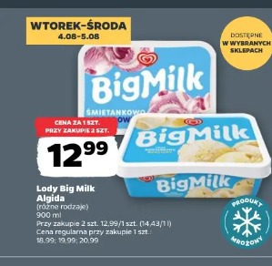 Lody Big Milk Algida