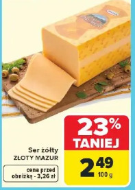 Ser żółty ZŁOTY MAZUR