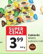 Cukierki WAWEL wybrane rodzaje