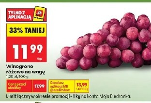 Winogrono różowe
