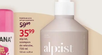 alp:ist, szampon do włosów