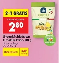Grzanki chlebowe Crostini Pano