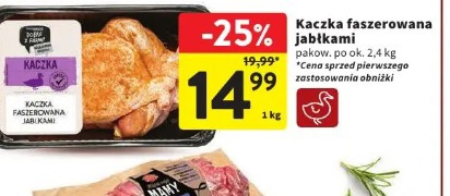 Kaczka faszerowana jabłkami