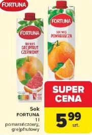 Sok Fortuna pomarańczowy, grejpfrutowy