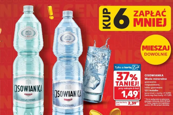 Cisowianka woda mineralna