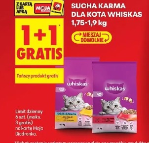 Sucha karma dla kota Whiskas
