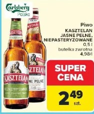 Kasztelan Jasne Pełne, Niepasteryzowane piwo