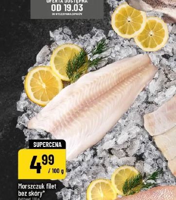 Morszczuk filet bez skóry Ryband
