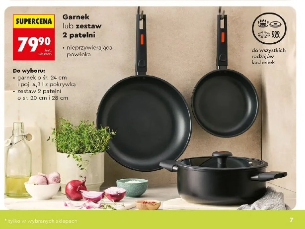 Garnek lub zestaw 2 patelni Ambition