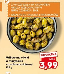 Grillowane oliwki w marynacie czosnkowo-ziołowej