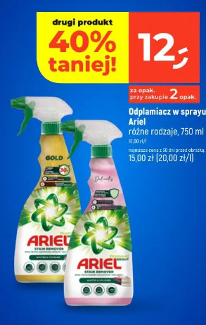 Odplamiacz w sprayu Ariel