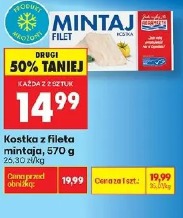 Kostka z fileta mintaja