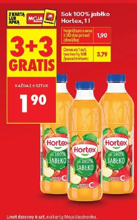 Sok 100% jabłko Hortex
