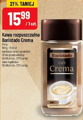 Kawa rozpuszczalna Baristado Crema