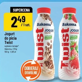 Jogurt do picia Twist Bakoma