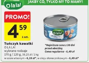Tuńczyk kawałki O LA LA! wybrane rodzaje