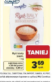 Ryż biały długoziarnisty Simpl