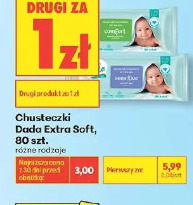 Dada Extra Soft chusteczki, 80 szt.